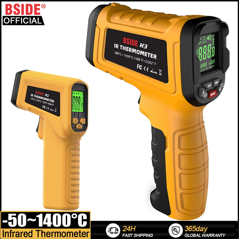 Industrial Laser Temperature Sensor - BSIDE Инфракрасный термометр H2-50 ~ 530