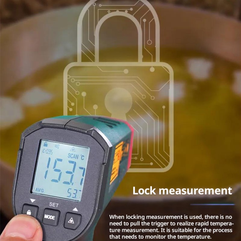 Industrial Laser Temperature Sensor - UNI-T UT306S UT306C цифровой термометр лазерный