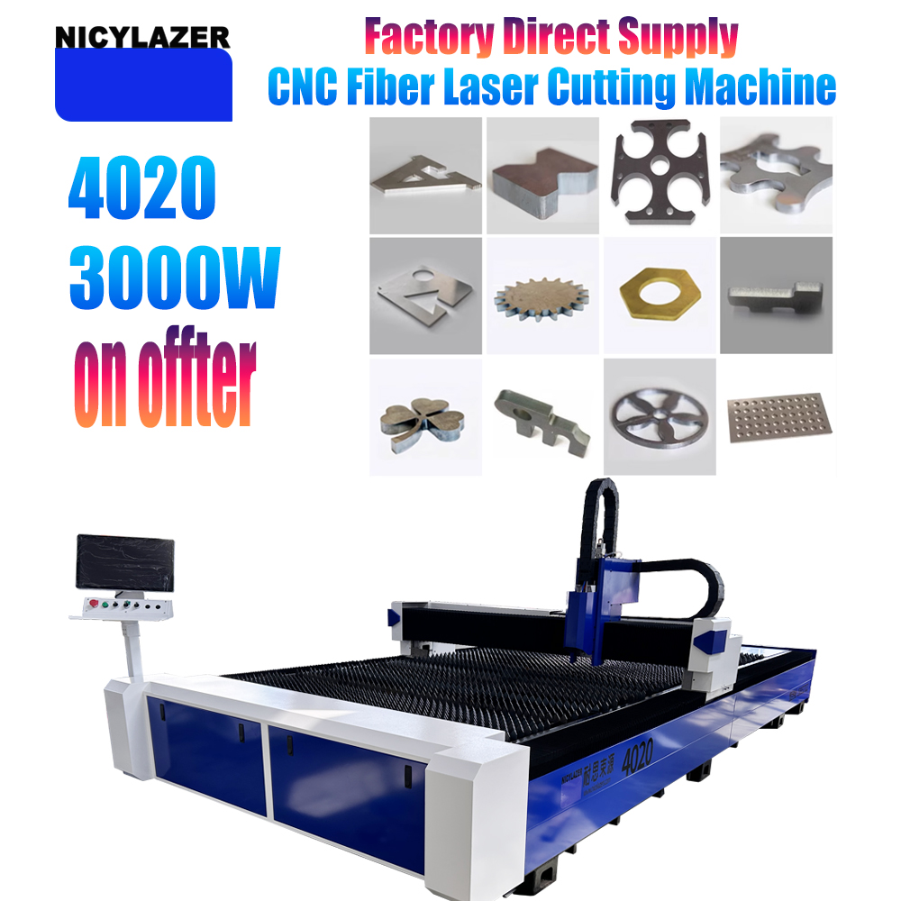 Industrial Fiber Laser Cutting Machine - Лазерный станок NICYLAZER CNC 3000W 4020