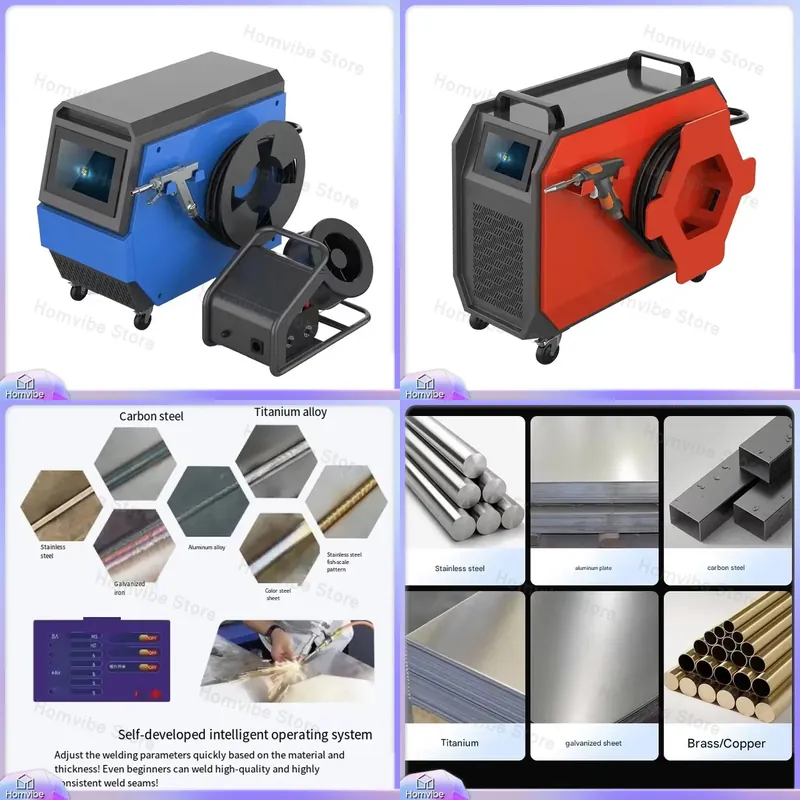 Industrial Handheld Laser Welder - Многофункциональный лазерный сварочный аппарат 4-в-1 с