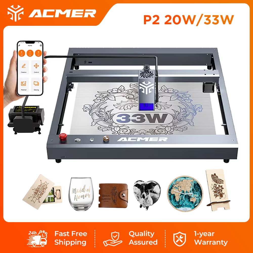 Industrial Laser Cutting Machines - Лазерный гравер и резак ACMER P2