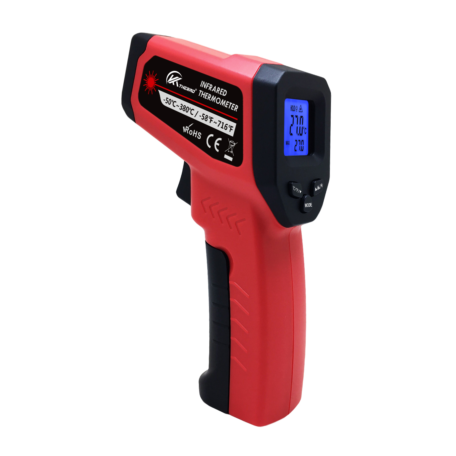 Industrial Laser Temperature Sensor - Промышленный электронный термометр с ЖК-дисплеем, Бесконтактный