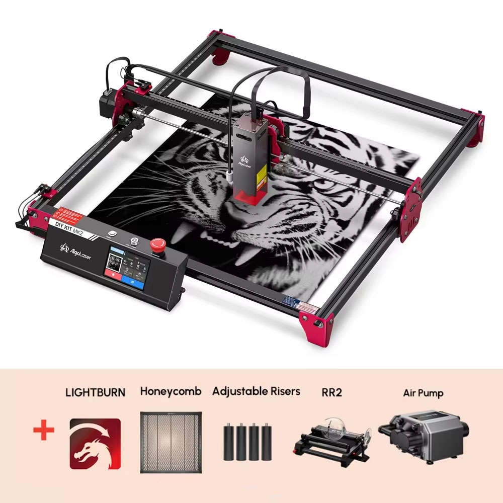 Industrial Laser Cutting Machines - Лазерный гравер-резак Algolaser DIY KIT MK2