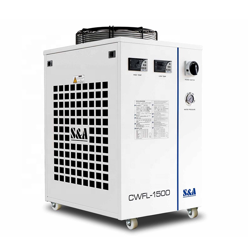 S&A CWFL-1500 1500 Вт 1.5 кВт  – обзор и цена Industrial Fiber Laser Cutting Machine