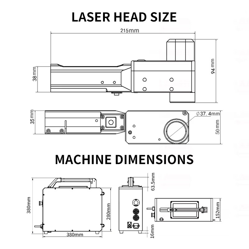 Портативный ручной лазерный оч – обзор и цена Industrial Laser Price
