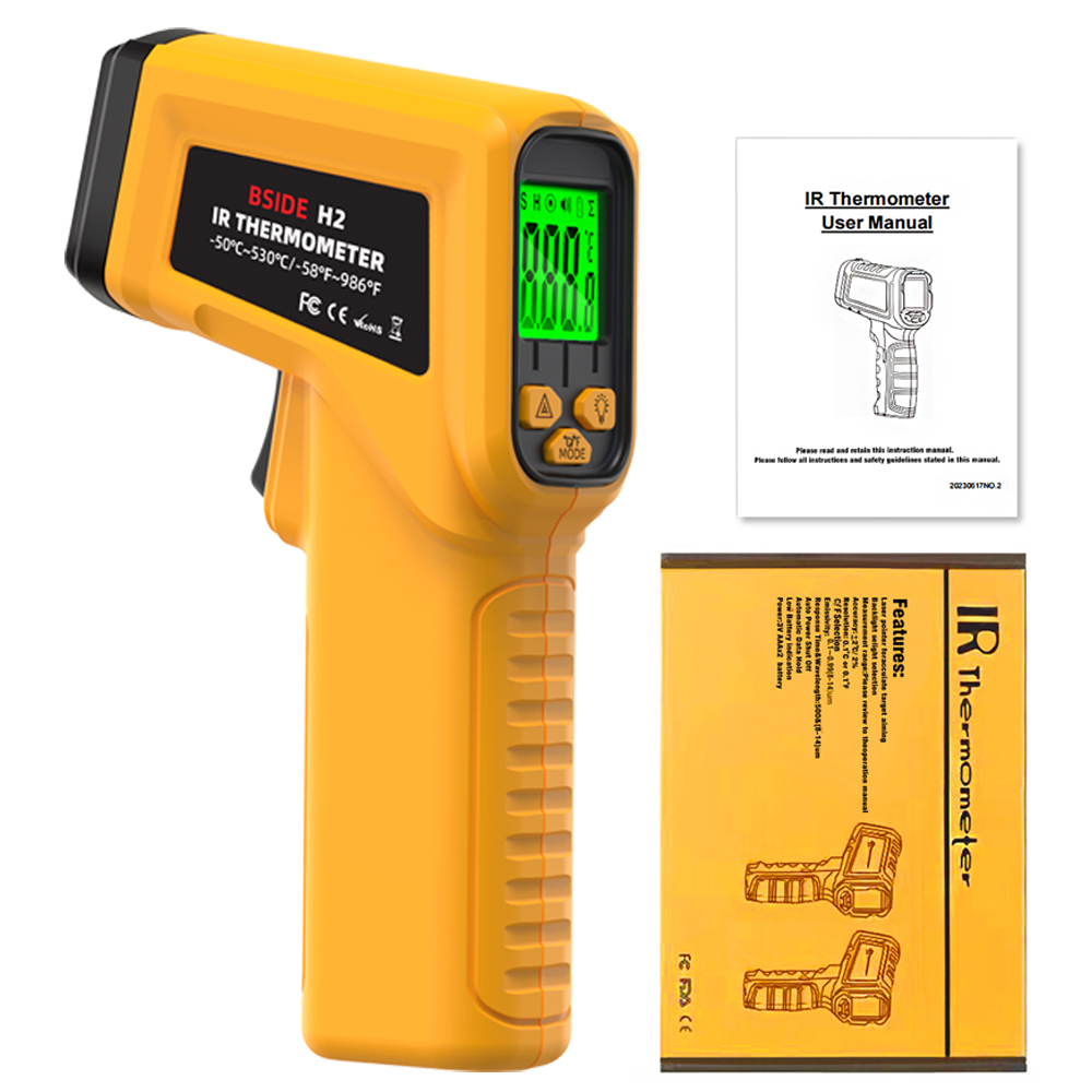 BSIDE Инфракрасный термометр H – обзор и цена Industrial Laser Temperature Sensor