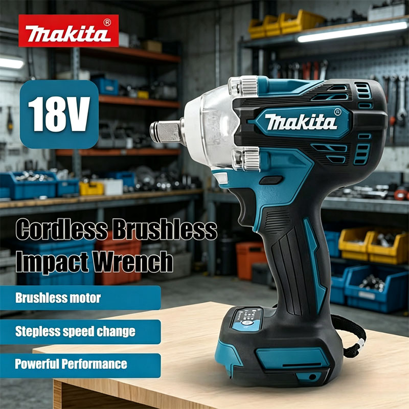 Бесщеточный ударный гайковерт  – обзор и цена Makita Drill Dtw300