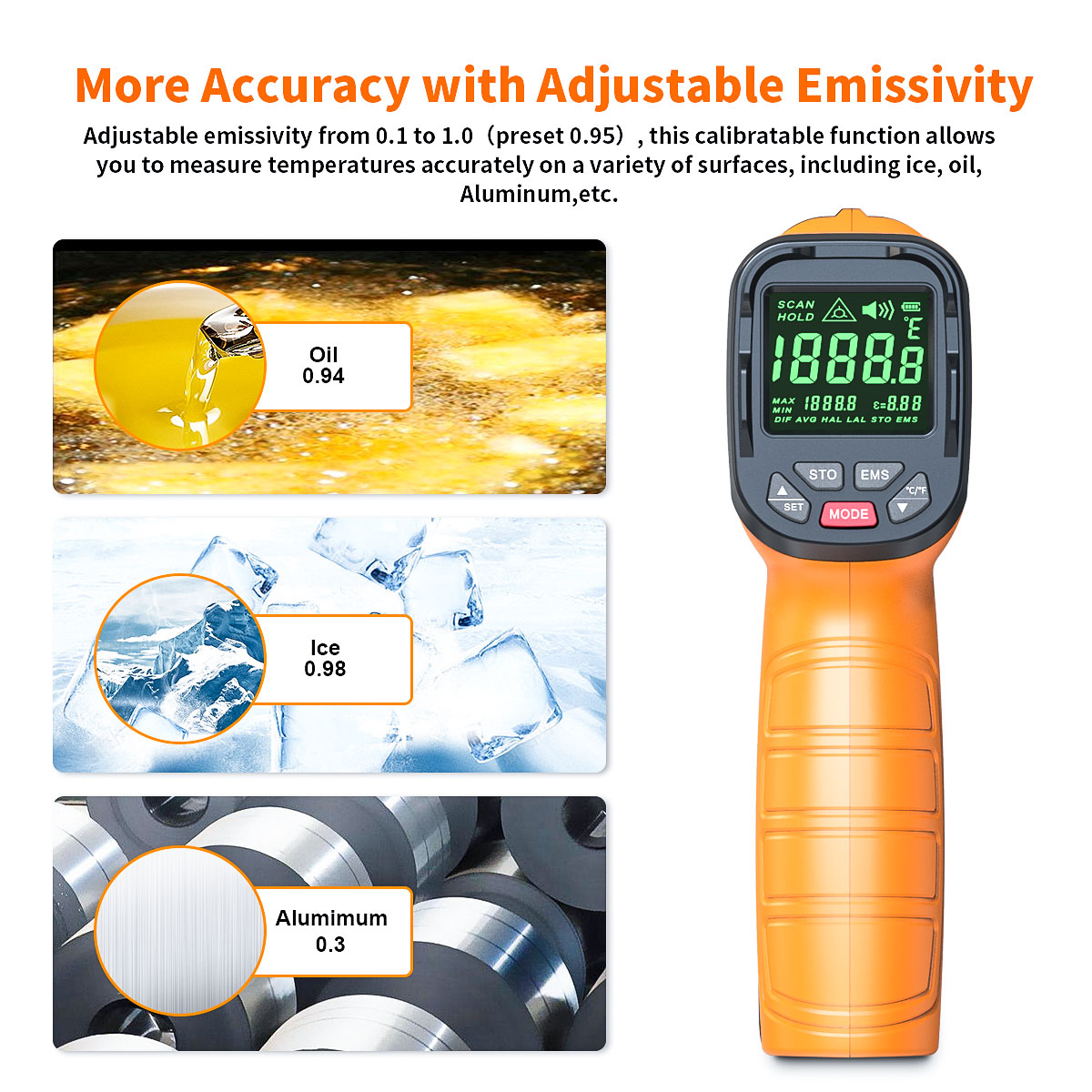DT1000 DT1600 Инфракрасный тер – обзор и цена Industrial Laser Temperature Sensor