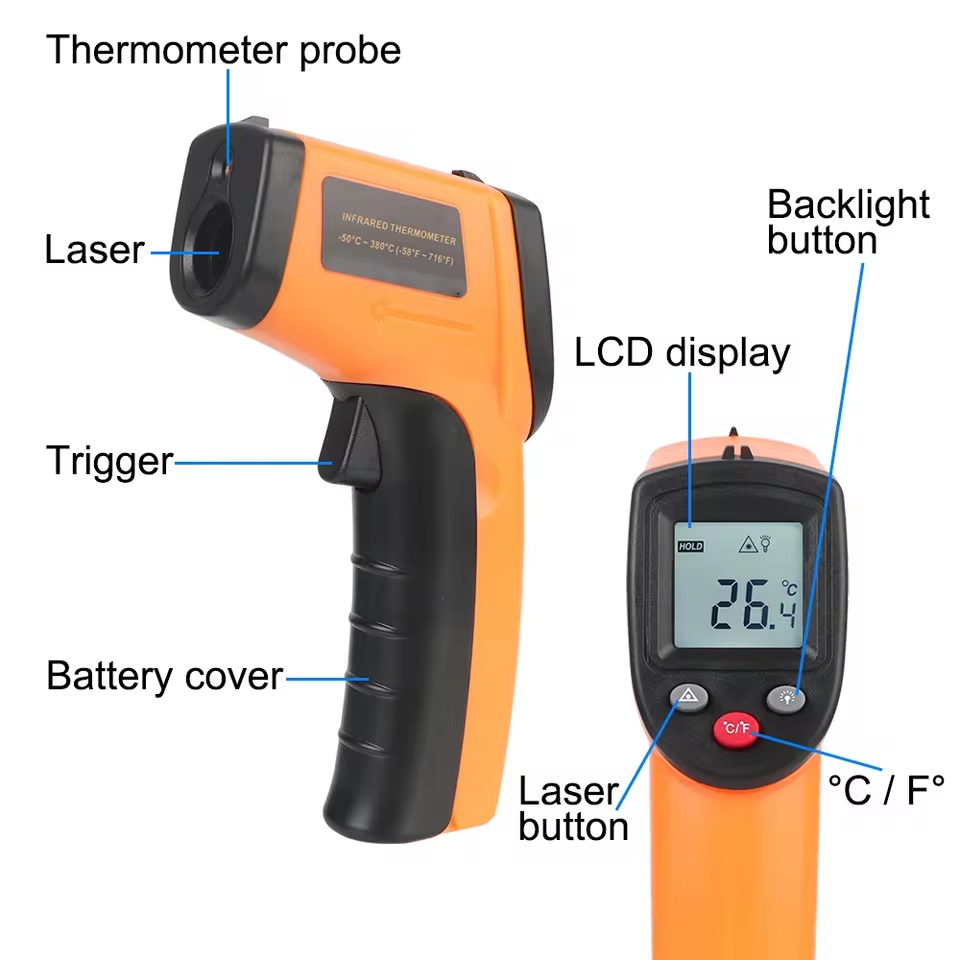 Новый цифровой инфракрасный те – обзор и цена Industrial Laser Temperature Sensor