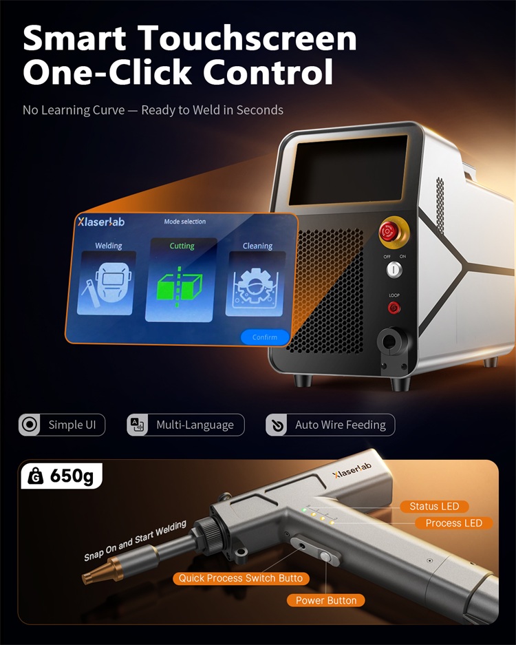 Новый промышленный ручной воло – обзор и цена Industrial Handheld Laser Welder